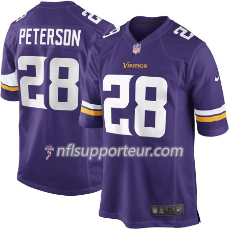 Maillot Homme Minnesota Vikings Adrian Peterson 28 Nike Pourpre